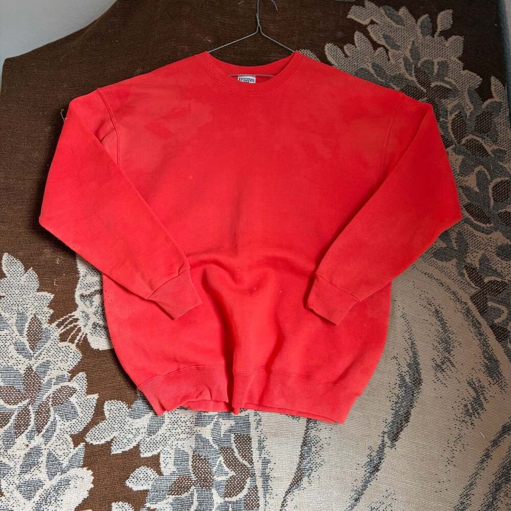 Lee Sturdy Sweats Size XXL Red Crewneck Sweatshirt